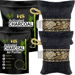 Non-Electric Air Purifier Charcoal Bag 100g & 200g & Scent Free , odor absorber Diffuser-image-17