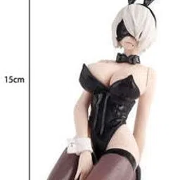 msvfashions PVC Bunny Girl Figure – 2B Kneeling Pose (15cm)-picture-17