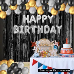 party midlinkerz Birthday Balloons for Decoration 33Pcs Happy Birthday Decoration Items Kit-picture-35