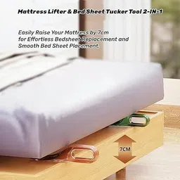 seaspirit Mattress Lifter Tool 2 in 1 Bedsheet Tucker Tool Non-magnetic Line Level image 4