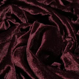 Unstitched Velvet Blouse Material Solid-image-1