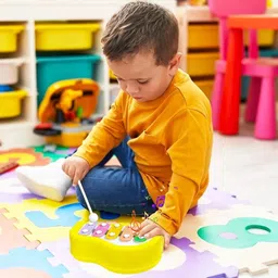 trakyworld 2 in 1 Small Xylophone and Piano Toy for Kids with Colorful Keys and Drum Sticks image 3