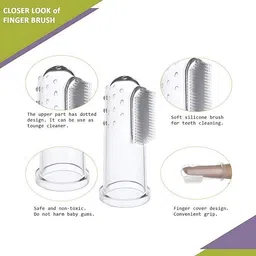 lifekrafts Toothbrushes Oral Cleaning Massager to Train Your Child Healthy Oral Habits Extra Soft Toothbrush image 2