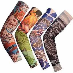 oxzon Cotton Arm Sleeve For Men & Women With Tattoo-picture-24