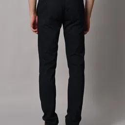 killer Men Slim Fit Dark Blue Cotton Blend Trousers image 5