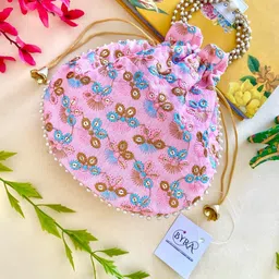 byra Women Pink Potli image 1