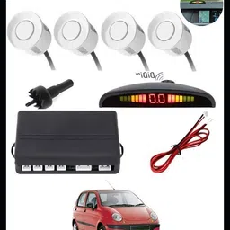 peeps store Car Premium 4 White Reverse Parking Sensor-AP25N130 Car Premium 4 White Reverse Parking Sensor-AP25N130 Parking Sensor-picture-20