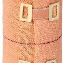 sr biotech CREPE BANDAGE PURE COTTON WITH 2 CLIPS Crepe Bandage image 2