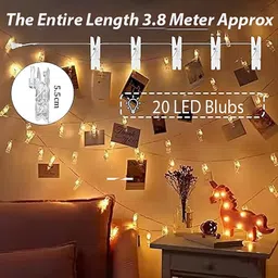 anshu 10 LEDs 2 m White Steady String Rice Lights image 4