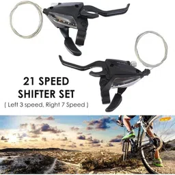 cyclown PREMIUM CLASS DESIGNER TYPE SHIMANO FRONT & REAR 3X7 SPEED SHIMANO GEAR SHIFTERS Bicycle Brake Disk image 4