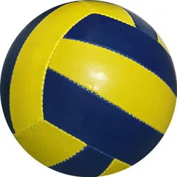 sporty VOLLEYBALL BLUE AND YELLOW PLAIN. Volleyball - Size: 5 image 1
