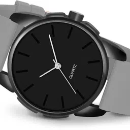 just like Stylish Designers Party Wending Silicon Strap Watch Analog Watch - For Men JL-1008 Trendy Silicone Strap image 3