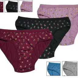 jd multiseler Pack of 3 Women Hipster Multicolor Panty-picture-12