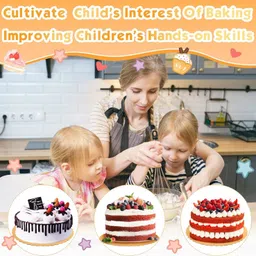 trendytrolley 10 Pcs Flower Cake Board Base 8 inch +10 inch 5 pcs Each | Round Cake Boards Paper Cake Server image 5