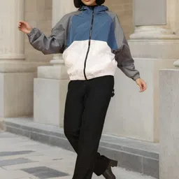 CHKOKKO Colorblock Women Wind Cheater image 4