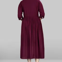 sheladiya Women Fit and Flare Multicolor Midi/Calf Length Dress image 2