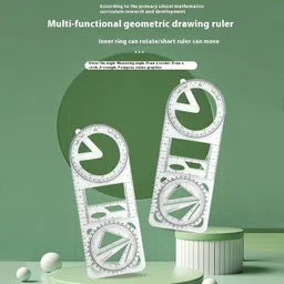 radiance Professional 360° Protractor & Ruler Combo Set of 2 Ruler image 2