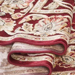 obsessions Red and Beige Persian 2x3 Feet Machine Made Runner image 3