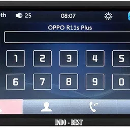 indo-best IBDDBT2 New Edition Universal Model Heavy Duty Double Din Car Stereo For All Car Brands and Models - 7" Full HD Touch Screen with Double IC and Heavy Chassis / Bluetooth / Mic Calling / Rear View Camera Support / Steering Control Support / Equaliser / Remote / FM / USB / AUX / SD Port Car Stereo image 4