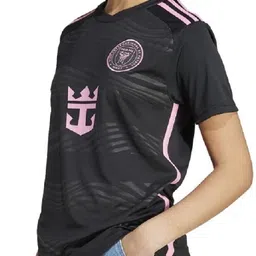 prasel Women Printed Round Neck Polyester Black T-Shirt-picture-19