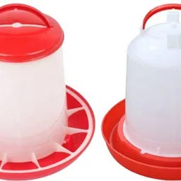 high quality feeder 1.5 kg drinker 1.5 ltr for any birds useful 2 pcs combo. , Common Bird Feeder-image-72