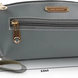wildauk Casual, Formal, Party GreyClutch image 5