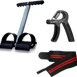 dr pacvu Set 2|Gun Hand Gripper1 Wrist Support Arm Band,Single Tummy Trimmer for Exercise Fitness Accessory Kit Kit-picture-20