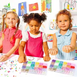 bigmothers Unicorn Bracelet Making Kit for Girls, Jewellery Making Kit for Kids Bead Set image 5