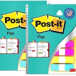 post-it Color 12 Sheets Flags, 5 Colors image 1