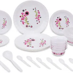 blackmoon Pack of 36 Plastic Trio Round Dinner Set Dinner Set-picture-18