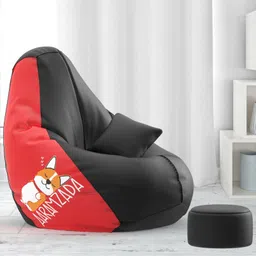 comfybean 4XL Premium, Designer - Lazy Legends Theme-Aaramzada - Printed Teardrop Bean Bag With Bean Filling-picture-37