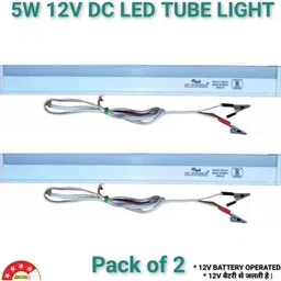 ap source 5 WATT 12 VOLT DC LED TUBELIGHT PACK OF 2 5 W 30 cm Tube Light-picture-17