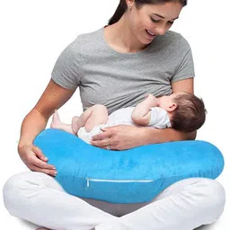 Nursing Pillow Cover | Slipcover Breast feeding PIllow | Best for Breastfeeding Moms | Soft Fabric Fits comfortable On infant Nursing Pillows to Aid Mothers While Breast Feeding | Great Baby Shower Gift Breastfeeding Pillow-image-9