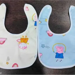 empoison ® Bib for Infants Daily Use Super Soft Cotton Fast-Dry Printed Bibs - Set of 3 image 5