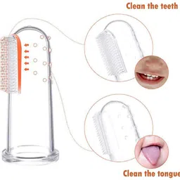 vin Baby Finger Tooth Brush with Holder Extra Soft Toothbrush Ultra Soft Toothbrush image 3