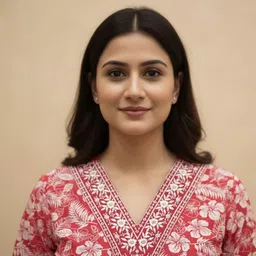 ricf royals india fashion collection Women Cotton Blend Kurti Pant Set image 4