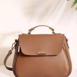 Women Beige Shoulder Bag - Regular Size-image-13