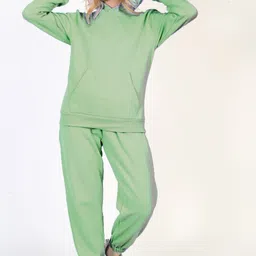 kryptar Solid Women Track Suit image 4