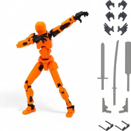 qwik3d Dummy 13 Action Figure Robot | Fully Articulated | 3D Printed (5.5inches)-picture-27