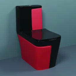 agoen One-Piece Western Commode | Modern Ceramic Water Closet with Soft Close Seat RM -2020 | 660L x 375W x 740H mm Western Commode image 1