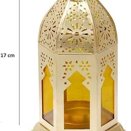 zr handicraft Gold Iron Hanging Lantern image 2