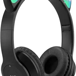 techpunch Premium Quality Cat Design Headphones for Girls Foldable Headset with Microphone Bluetooth Headset-picture-12