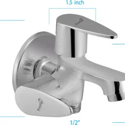 prestige Vignet Bib Cock 2 Way Chrome platet Tap Made Of Brass Bathroom Faucet Bib Tap Faucet image 3