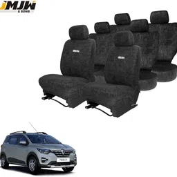 jmjw & sons Cotton Car Seat Cover For Renault Triber-picture-26