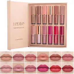 house of huda Liquid Matte Lipstick 12 pcs set Waterproof Long lasting image 2
