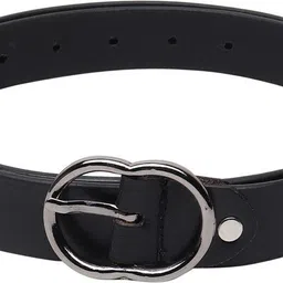 teakwood leathers Women Casual Black Genuine Leather Belt image 2