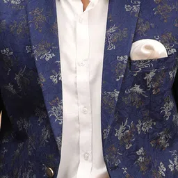 jbn creation Men Printed Single Breasted Casual Blazer image 4