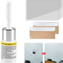 yataclar YAT Car Glass Scratch & Crack Repair Kit For Strong Resin Formula - Pack1 Windshield Repair Kit image 1