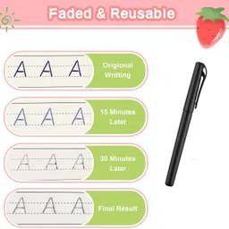 crazybuy 4 PCS Sanks Magic Practice Copybook for Kids Mini Notebook Ruled 40 Pages image 4