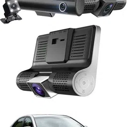 maties 4inch 3Way Car DVR Camera 1080P Video Recorder Cameras For Vehicle-85 Black LCD-picture-36